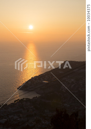 Sunset sunk in Dubrovnik Sunset in Dubrovnik 10034375