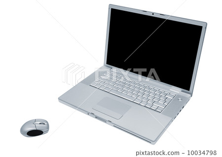 laptop with the wireless mouse 10034798