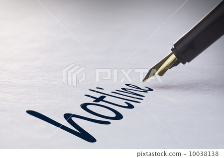 Fountain pen writing Hotline 10038138