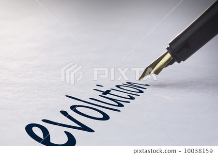 Fountain pen writing Evolution 10038159