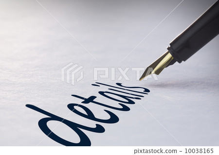 Fountain pen writing Details Fountain pen writing Details 10038165