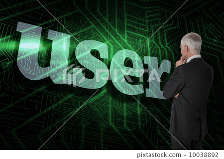 User against green and black circuit board User against green and black circuit board 10038892