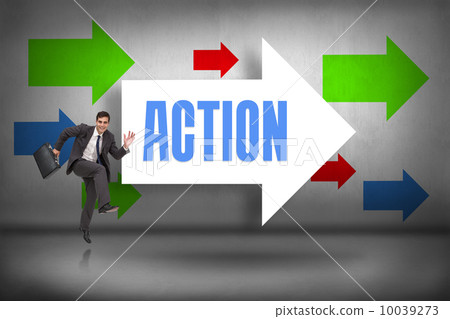 Action against arrows pointing 10039273