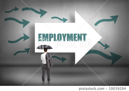 Employment against arrows pointing 10039284