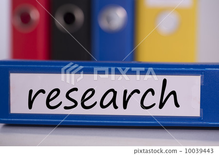 Research on blue business binder 10039443