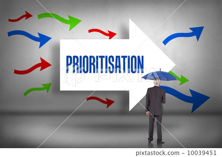 Prioritisation against arrows pointing 10039451