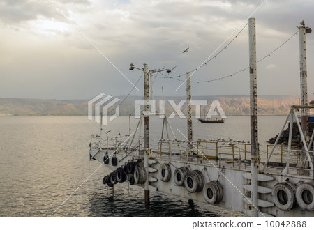 pier at the Sea of Galilee pier at the Sea of Galilee 10042888