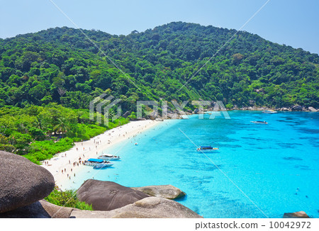 Top view of Similan island. Thailand 10042972