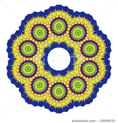 Abstract radial pattern 10044010