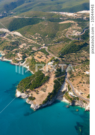 the island of Zakynthos Greece from the air the island of Zakynthos Greece from the air 10044448