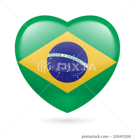 Heart icon of Brazil 10045300