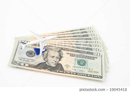 20 dollar banknotes and airplanes 20 dollar banknotes and airplanes 10045418