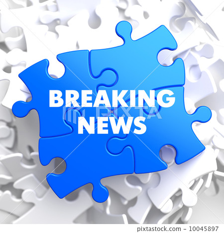 Breaking News on Blue Puzzle. Breaking News on Blue Puzzle. 10045897