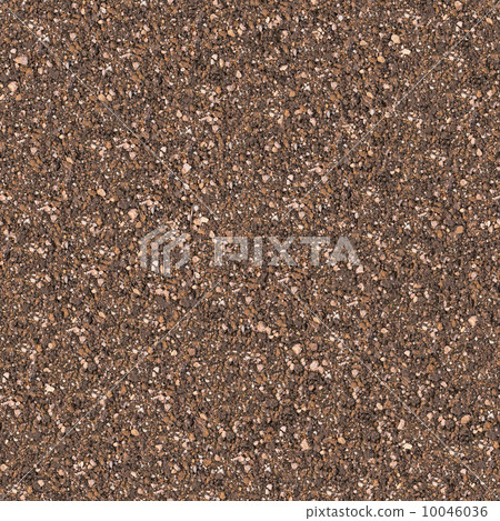 Soil Mixed with Small Stones. Seamless Texture. 10046036