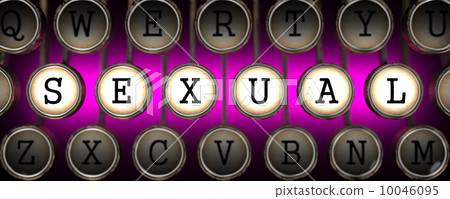 Sexual on Old Typewriter's Keys. Sexual on Old Typewriter's Keys. 10046095