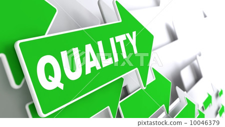 Quality Concept on Green Arrow. Quality Concept on Green Arrow. 10046379