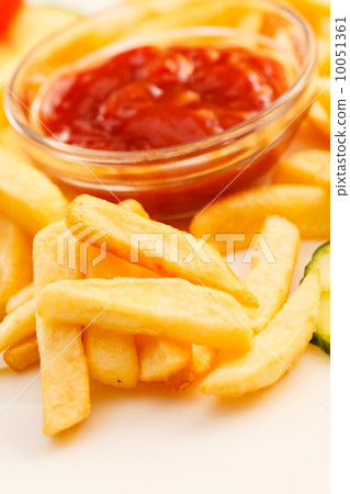 French Fries with ketchup French Fries with ketchup 10051361