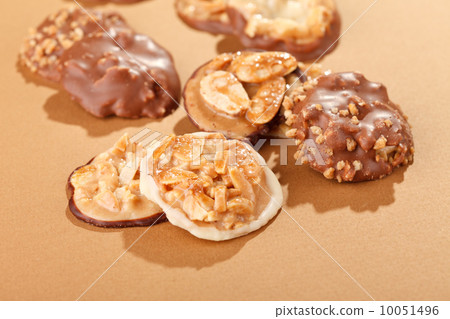 chocolate sweets with almond chocolate sweets with almond 10051496