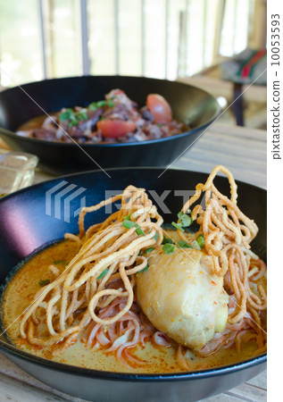 Northern Thailand style spicy curry noodle 10053593