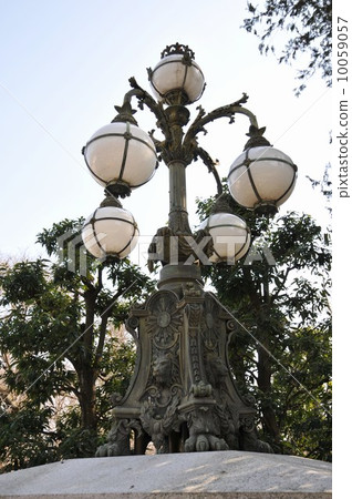 Edo Toyodonto garden Imperial main gate gate stone bridge decoration light 10059057