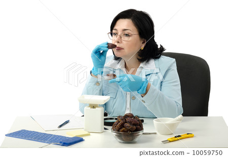 Phytosanitary engineer smelling dates 10059750