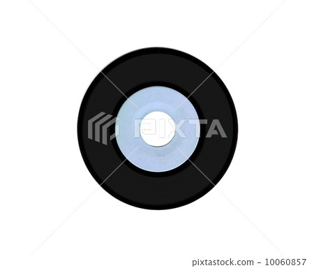 Vynil circle isolated on white 10060857