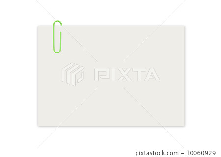 Empty sheet with paperclip 10060929