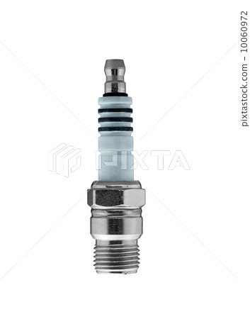 new spark plug isolated on white background new spark plug isolated on white background 10060972