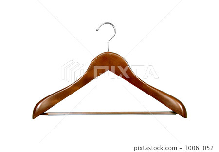 Coat hanger isolated over white background Coat hanger isolated over white background 10061052