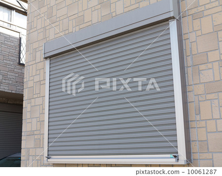 Window with shutter of detached house 10061287
