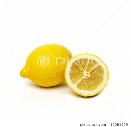 Lemons isolated on white background Lemons isolated on white background 10061369