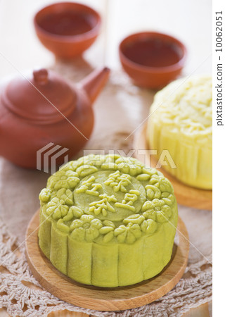 Snowy skin green tea paste mooncake 10062051