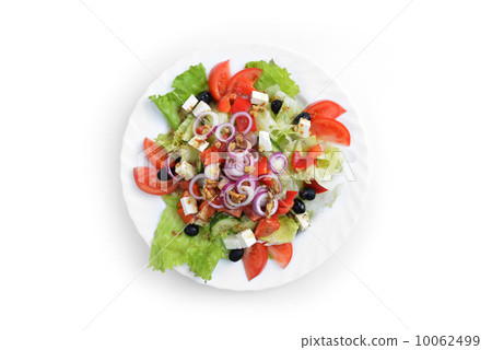 salad with fresh vegetables 10062499