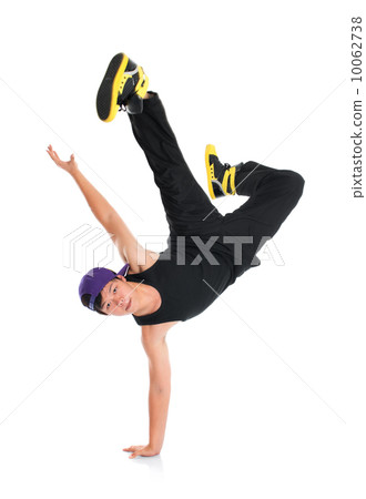 Asian hip hop dancer 10062738