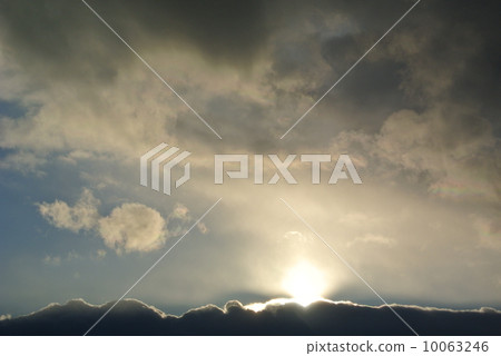 Midwinter sunset 10063246