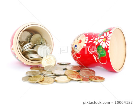Russian Doll with Coins Russian Doll with Coins 10064182