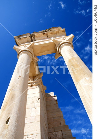 Columns of The Sanctuary of Apollo Hylates opposite blue sky Columns of The Sanctuary of Apollo Hylates opposite blue sky 10066462
