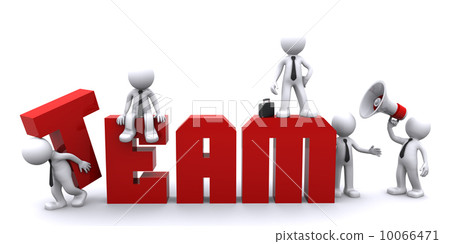 Teamwork. Conceptual business illustration 10066471