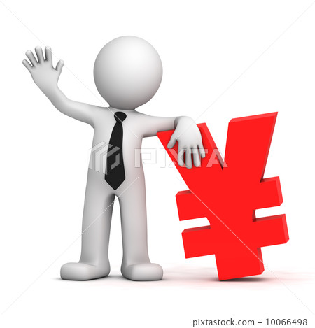 3d businessman with euro currency symbol 3d businessman with euro currency symbol 10066498
