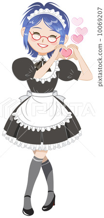 A maid girl 10069207