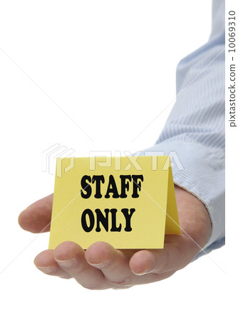 Staff Only - Sign Series Staff Only - Sign Series 10069310