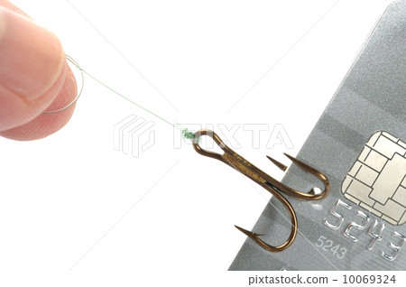 Man pulling your credit card 10069324