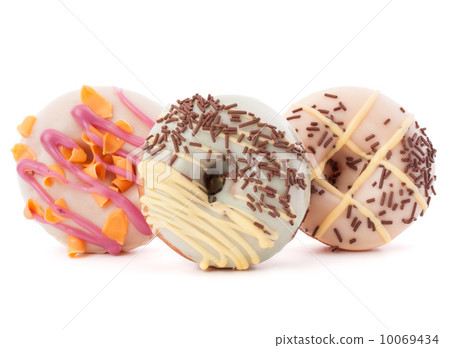 doughnut or donut isolated on white background cutout 10069434