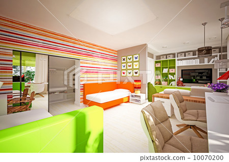 interior children's bedroom 10070200