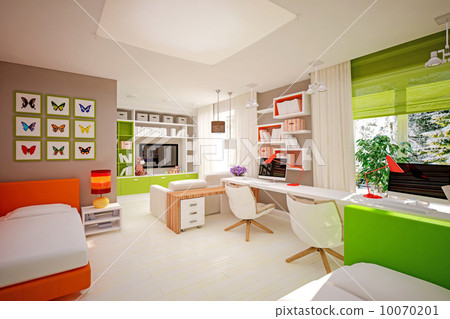 interior children's bedroom 10070201