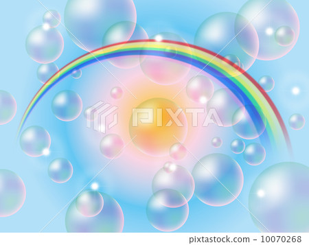 肥皂泡和彩虹背景 肥皂泡和彩虹背景 10070268