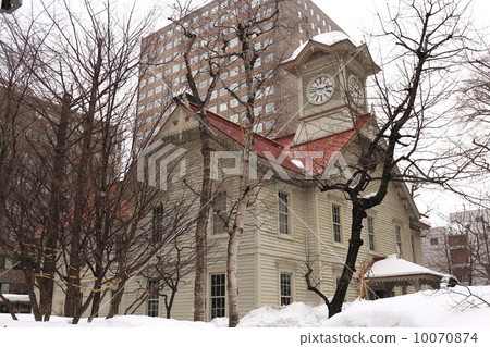 札幌市鐘樓在冬天 札幌市鐘樓在冬天 10070874
