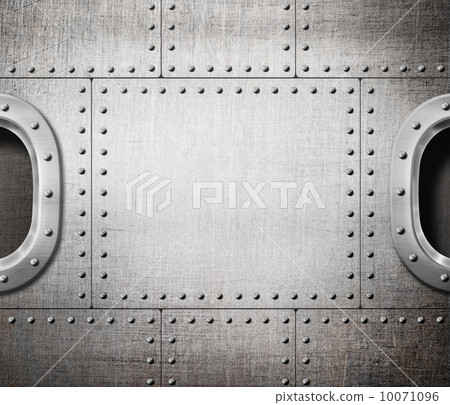 ship window or submarine aboard steam punk metal background ship window or submarine aboard steam punk metal background 10071096