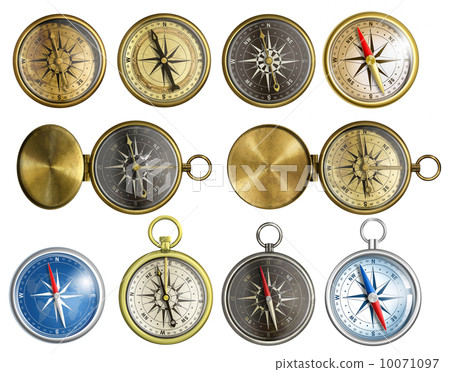 ten nautical isolated compass set 10071097