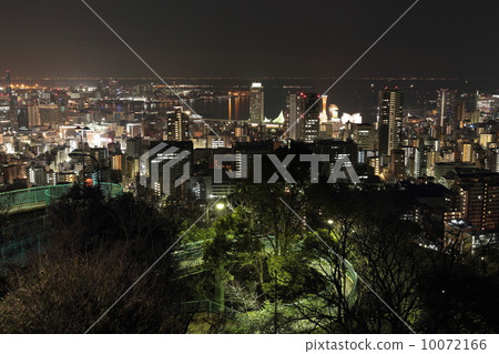 Night view of Kobe city from Venus Bridge 10072166